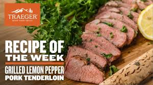 No need to slow roast this cut to break down and dissolve the collagen that so many other cuts require. Grilled Lemon Pepper Pork Tenderloin Recipes Traeger Youtube