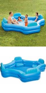 Inflatable And Kid Pools 116407 Intex Relax Cool Swim Center Family Lounge Inflatable Pool Yard Camping July 4th Buy It Now O Kid Pool Inflatable Pool Pool