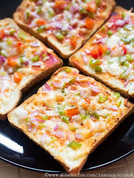 Bread Pizza How To Make Bread Pizza Indian Style Learning To Cook Recipe Indian Food Recipes Vegetarian Food Cottage Cheese Recipes