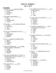 1 outline the purpose of appropriate safety and environmental procedures and given a scenario apply them 6. Realidades Spanish 2 Chapter 4a Worksheets Teaching Resources Tpt