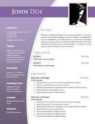 Cv Templates For Word Doc 632 638 Get A Free Cv