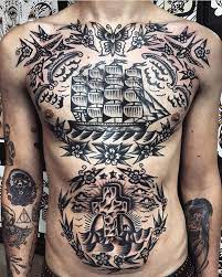 Fullfront Torsotattoo By Xvitorebelcox Blacktoptattooing Torso Tattoos Tattoos Traditional Chest Tattoo
