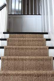 How Our Natural Fiber Stair Runner Has Held Up Stair Runner Staircase Runner Diy Stairs