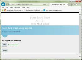 Enter the mobile number and email id you want to update on gst portal and click on save. How To Send Bulk Email Using Asp Net