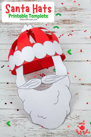 A great group craft activity to get the kids engaged before the fun starts, and a sweet little keepsake too. Paper Santa Hat Craft To Make And Wear Kids Craft Room