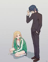 Akagi Masafumi Kaji Ryouko Tsurezure Children Tsurezure Children Casais Bonitos De Anime Personagens De Anime