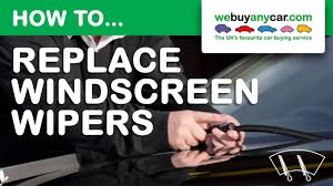 How To Change Windscreen Wipers