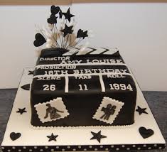 How to celebrate, so played: A Clapper Board Birthday Cake For A 18th Birthday Celebration Hours Of Fun
