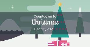 2021 Christmas Countdown Planner Christmas Countdown Countdown To Dec 25 2021