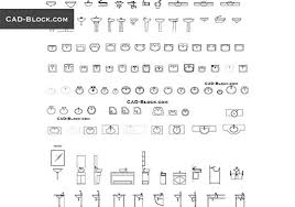 commercial sink autocad blocks free