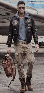 Mens Shearling Coat Indian Totem Men Aviator Jacket Pilot Jacket Mens Fur Coat B3 Sheepskin Outwear Leather Jacket Men Style Leather Jacket Men Aviator Jackets