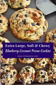 Levain Bakery Style Blueberry Coconut Pecan Cookies Levain Cookie Recipe Levain Bakery Oatmeal Cookie Recipes