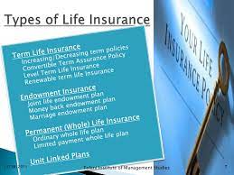 It is a form of risk management, primarily used to hedge against the risk of a contingent or uncertain loss. Life Insurance Ppt