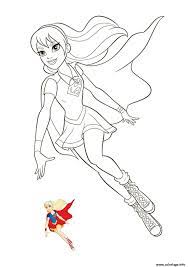 Coloriage Supergirl Super Hero Girls Dessin Super Heros à imprimer