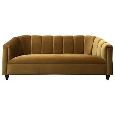 Shop the art deco sofas collection on chairish, home of the best vintage and used furniture, decor and art. Art Deco Style Sofa Golden Velvet By Watt Studio For Sale At 1stdibs