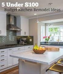 Increase light and improve light distribution; 5 Under 100 Budget Kitchen Remodel Ideas Kitchen Remodel Small Budget Kitchen Remodel Cheap Kitchen Remodel