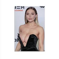 TOYOCC Famous Actress Elizabeth Olsen Sexy Art Poster (5) Canvas Poster  Bedroom Decor Office Room Decor Gift Unframe-style 24x36inch(60x90cm) : ...