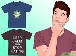 Najczęstszy materiał son tee shirt to ceramika. 5 Manieres De Creer Vos Propres T Shirts Wikihow