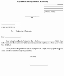 Letter Of Explanation For Address Template Luxury Sample Letter For Explanation Of Bankruptcy Template In 2020 Lettering Bankruptcy Business Plan Template Free