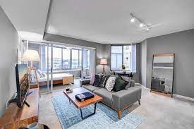 Spacious Stylish Studio Fully Furnished Apartment In D C S Mount Vernon Furnished Apartment Apartments For Rent Apartment