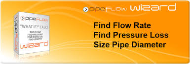 Pipe Flow Wizard Software Flow Rate And Pipe Pressure Drop
