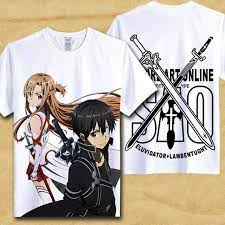 Fair Price Yuuki Asuna T Shirt Sword Art Online Ii Sao T Shirt Kirito Kirigaya Kazuto Tee Shirt Sword Art Online Shirt Sword Art Online Yuuki Sword Art Online