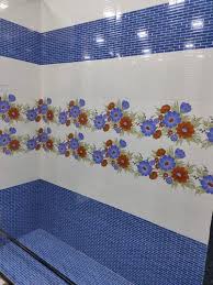 Pictures of bathroom tile design ideas 2017 can provide you with the best inspiration for your diy remodeling project. Multibrand Digital Printed Bathroom Wall Tile Thickness 5 10 Mm Rs 29 Square Feet Id 21716928288