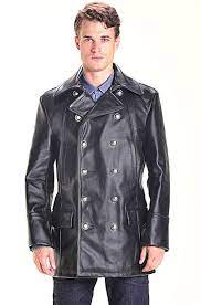Double Breasted Leather Jacket 650 Lederjacke Jacken Lederhose