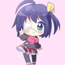 Love Chunibyo Other Delusions Takanashi Rikka Waifu Chibi Sticker By Xiaokoong Anime Chibi Chibi Kawaii Anime