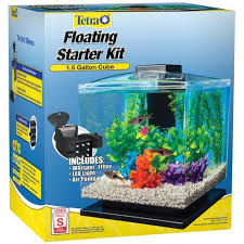 Tetra 1 5 Gallon Cube Aquarium Starter Kit Walmart Com In 2020 Aquarium Kit Aquarium Fish Tank For Sale