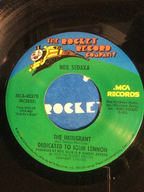 Neil Sedaka 45 Vinyl 7” The Immigrant RARE Hey Mr Sunshine 1974 Rocket LP  Back | eBay