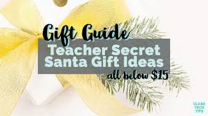 Uncover 31 unique secret santa gifts that are bound to meet any of your coworkers' price ranges or personality types. Gift Guide Teacher Secret Santa Gift Ideas All Below 15 Class Tech Tips