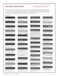 master yarn chart page 1 hand weaving weaving knit crochet