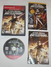 Star Wars Battlefront Sony Playstation 2 2004 Ps2 Complete Game Case Manual Playstation Sony Playstation Star Wars Battlefront