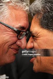 L to R, Pania Tyson-Nathan, Mike Stanley and Kereyn Smith pose during...  News Photo