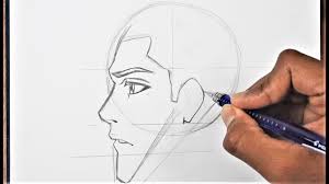 How to draw in 3d and with skill. How To Draw Anime Character Side View Tutorial For Beginners Youtube