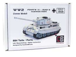 Despite its shortcomings, the tiger ii was formidable when it actually made it into combat. Custombricks De Custom Ww2 Tiger Ii Kingtiger Brickizimo Wwii