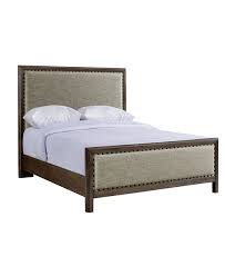 Upholstered bed with bench footboard nursing scrubs. Furniture Parker Mocha Upholstered King Bed Created For Macy S Reviews Furniture Macy S
