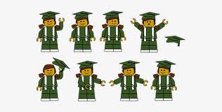 Cap Gown Distribution By Jostens Graduate Lego Clipart