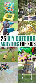 Here's a list of fun things to do outside in the winter, spring, summer and fall. 25 Diy Outdoor Activities For Kids Real Housemoms