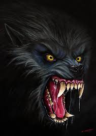 American Werewolf In London Horror Art Wolf Art Digital Print American Werewolf In London Horror Art Werewolf