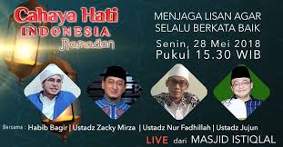 Acara inews tv saat ini: Menjaga Lisan Untuk Menggapai Kesempurnaan Iman