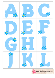 Free Printable Baby Shower Alphabet Introduction Game Ice Breaker