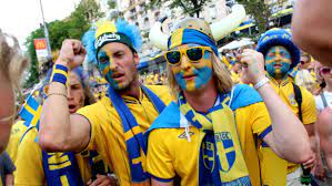 Ukraine Swedish Fans In The Fan Zone In Kyiv June 15 2012 Photo By Andriy Bashtovyy Rfe Rl Ukraine Football Football Euro Ukraine
