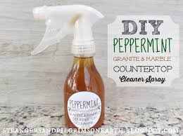Fortunately, it's very easy to make homemade granite cleaner. Strangers Pilgrims On Earth Diy Peppermint Granite And Marble Countertop Cleaner Spray