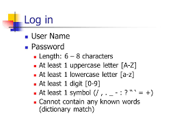 Must be between eight and 32 characters long. Comp425m Introduction To Programming Ppt Video Online Download