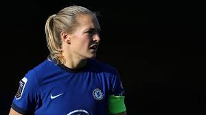 Magdalena eriksson of chelsea reacts as she speaks to media during a press conference following a chelsea fc women's training session at chelsea training. Chelsea Continue To Shrewdly Build For The Future As Magdalena Eriksson Signs New Deal