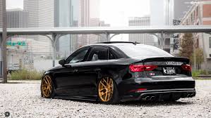 Black And Gold Rims For Trucks Stylish Thing Black Audi S3 On Gold Avant Garde Rims Black Audi Audi Avant Garde Wheels