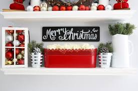 All you need to get started with this diy project is a free wall, some diy floating shelf ideas, and the minimal tools required. How To Style Floating Shelves For The Holidays Abby Lawson