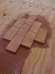 2x4 End Pieces Floor Flooring End Grain Flooring Wood